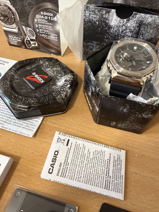 Nowy paragon gwarancja Casio GM 2100 Mandalorian
