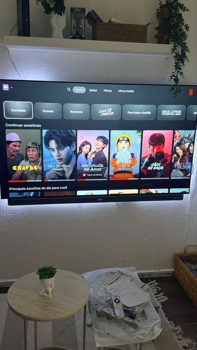 Smart tv haier 65 polegadas linda tv