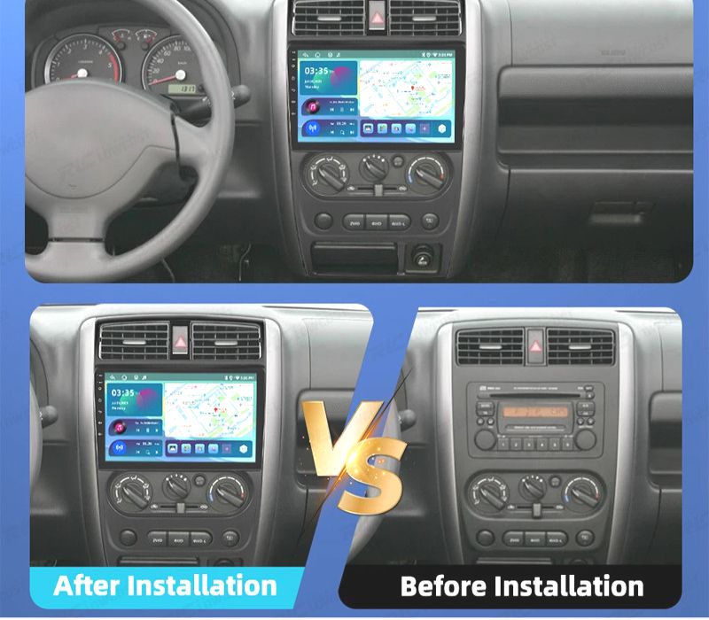 RÁDIO GPS ANDROID 13 SUZUKI JIMNY 07-12