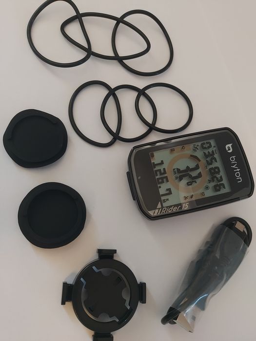 Komputer rowerowy 30 funkcji licznik odbiornik GNSS obsługa GPS kompas ...