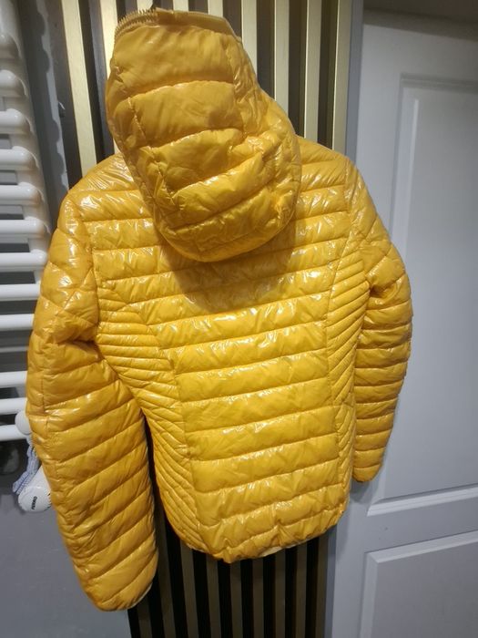 Żółta kurtka damska pikowana S