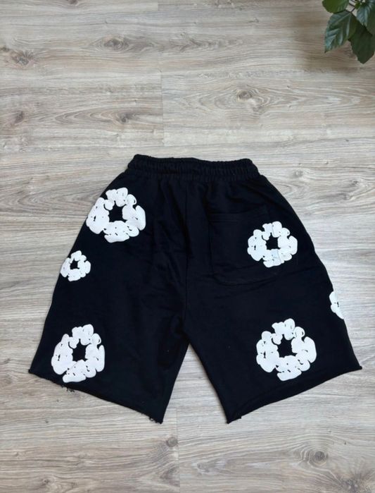 Czarne spodenki Denim Tears