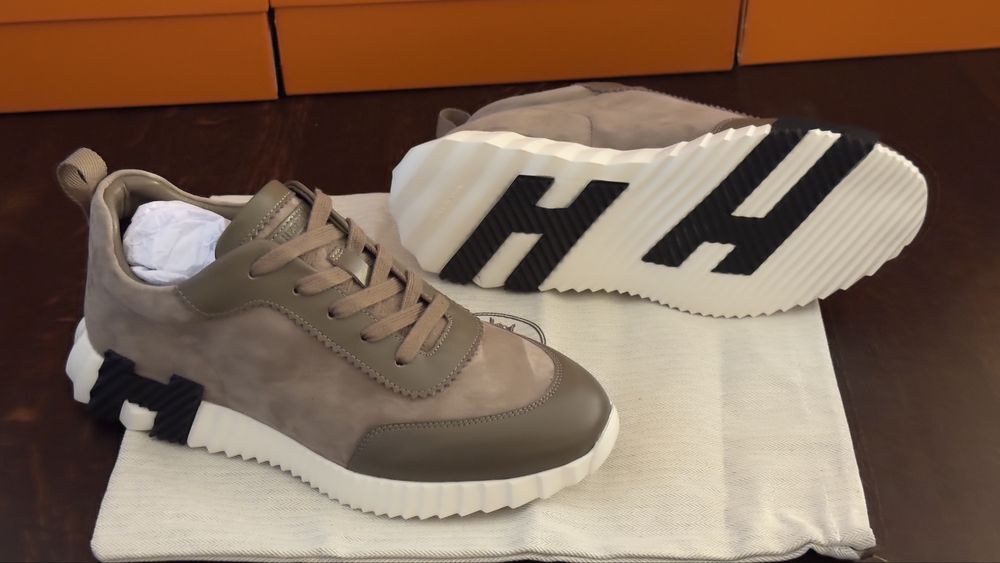 Hermes Bouncing Sneakers 41-44 skórzane, dostępne od ręki,różne kolory