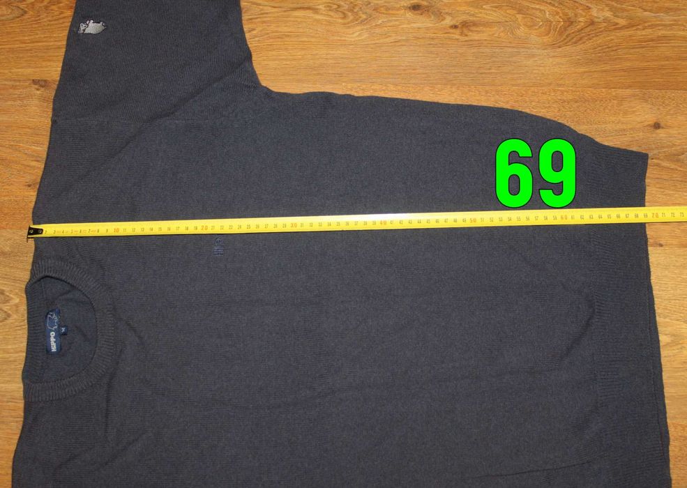 Мужской шерстяной свитер lambswool hippo l-xl