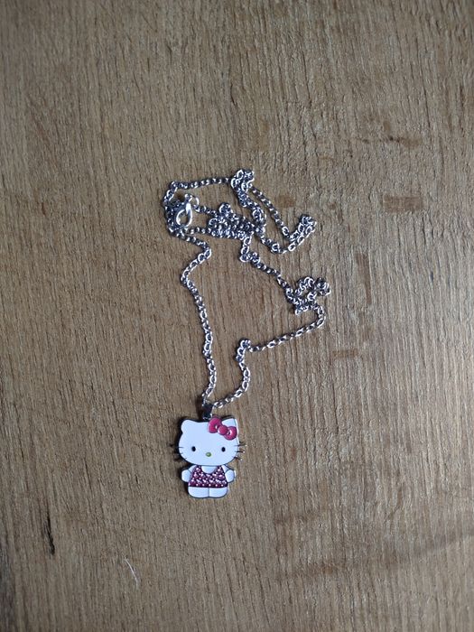 Łańcuszek wisiorek srebrny Sanrio Hello Kitty