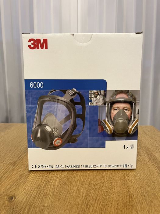 Maska pełnotwarzowa 3M 6800 rozmiar M,L Oryginał