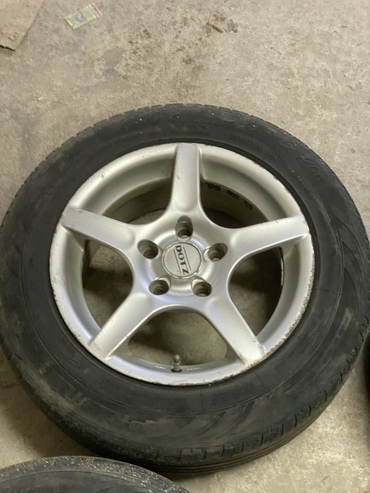 Продам диски R15 5/114.3 з літньою резиною 195/65