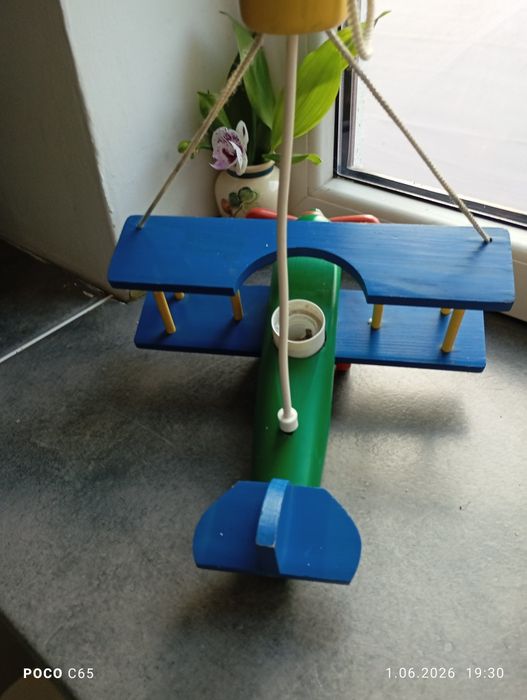 Lampa wisząca sufitowa samolot