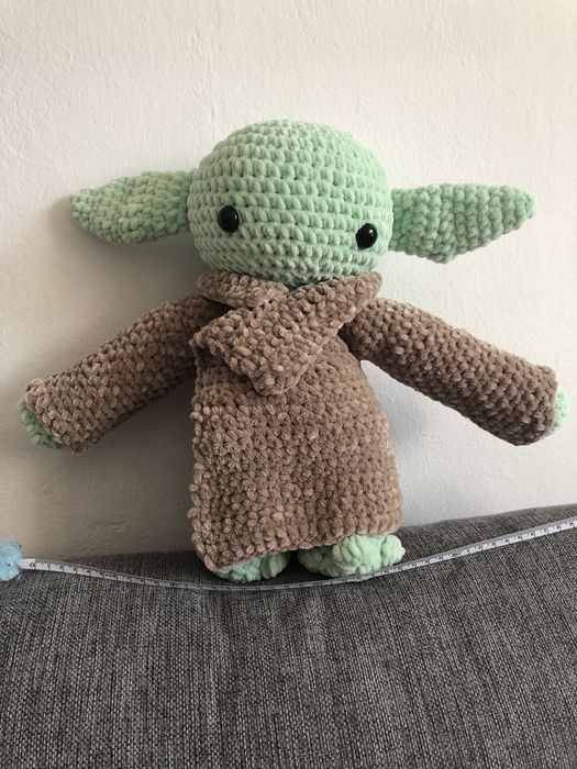 Pluszowy Grogu/Baby Yoda/Dziecko Yoda na szydełku