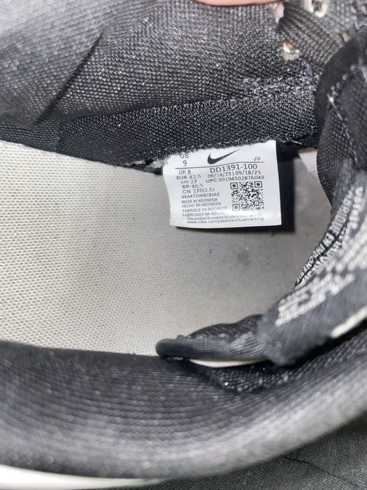 Nike Dunk Low White/Black найк данк лоу