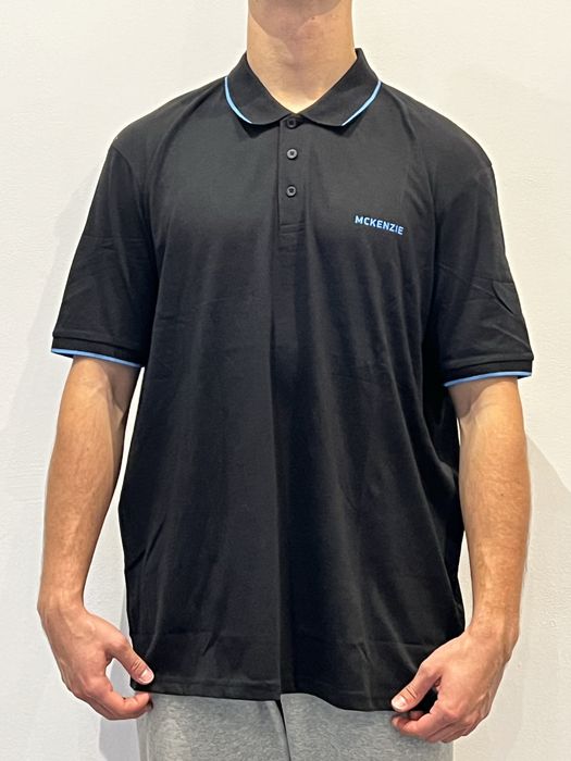 McKenzie koszulka polo czarna z krótkim rękawem nowa