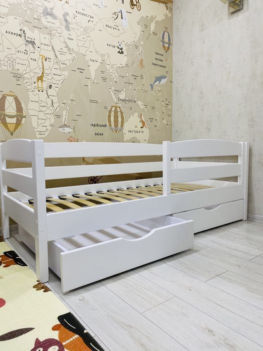 Ліжко кровать дитяче з матрацом підліткове с матрасом детская столик