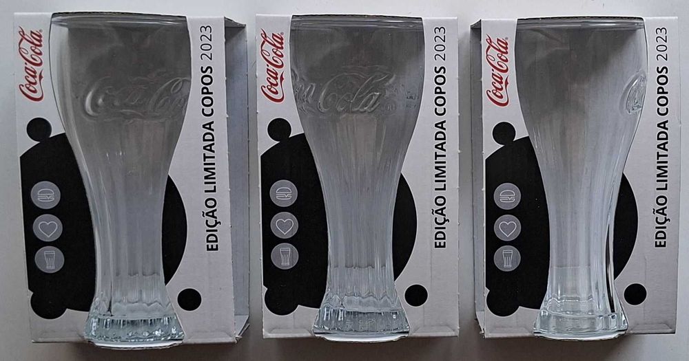 Copos da Coca-Cola McDonalds