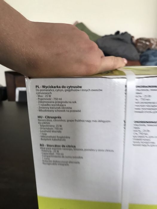 Wyciskarka do cytrusów NOWA