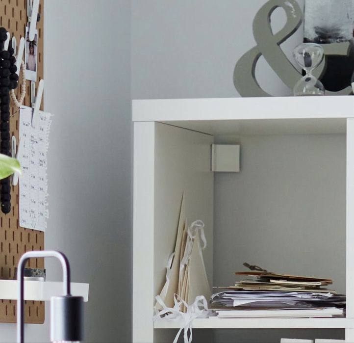 KALLAX Estante, branco, 182x182 cm