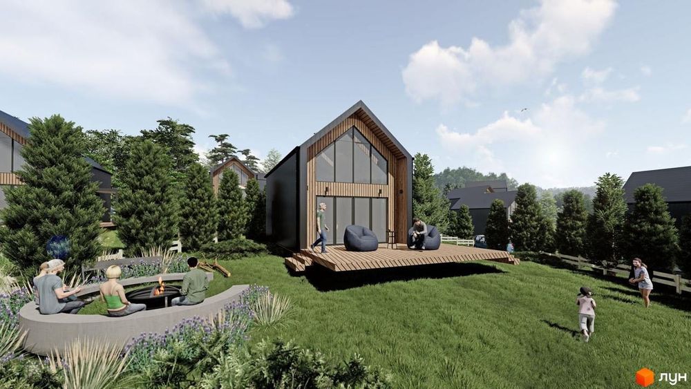 Продаж сучасного будинку КМ Схили с Бірки 55 кв м