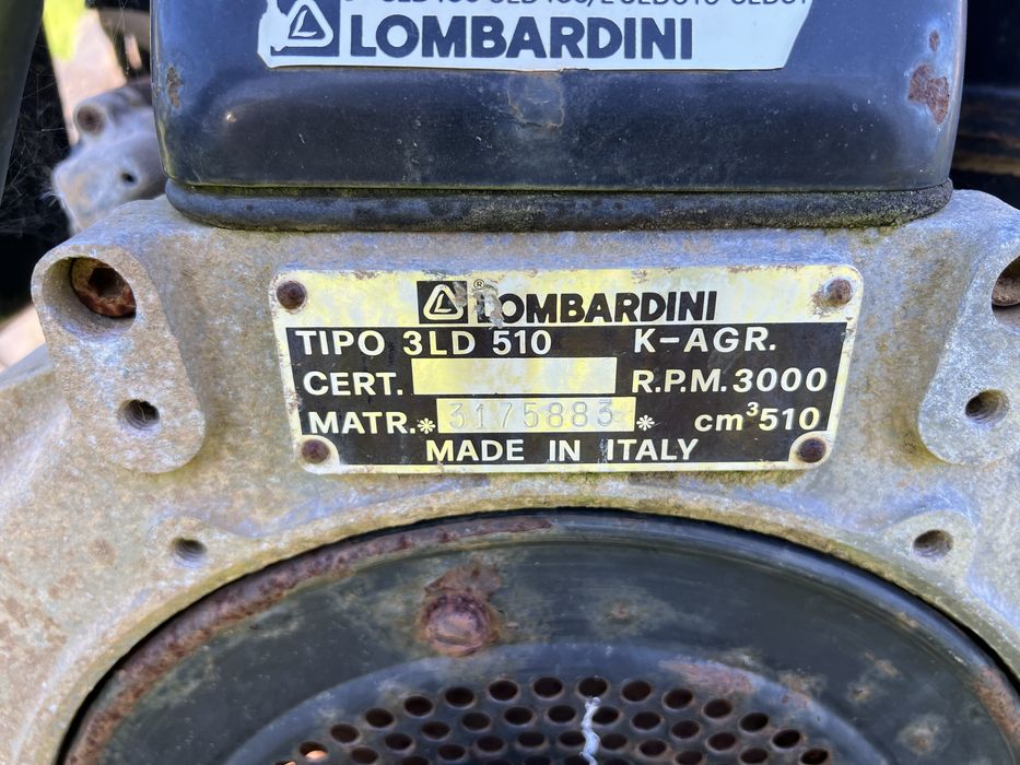 Motocultivador Fort serie 118 motor Lombardini