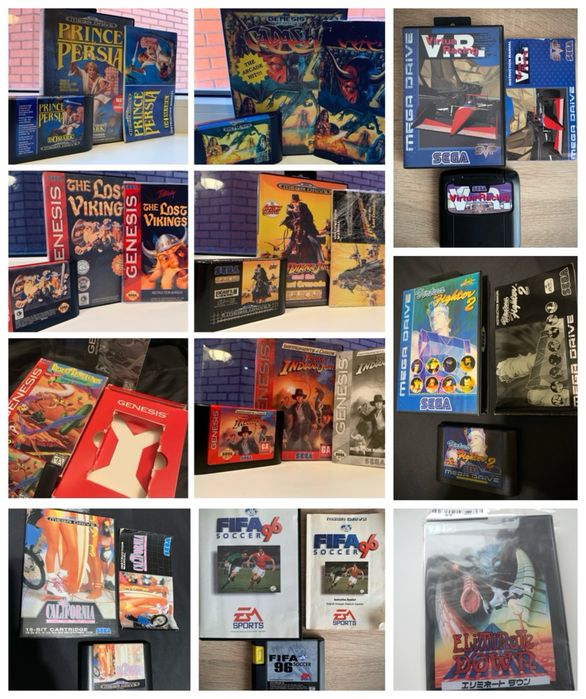 Картриджи Sega ( Сега ) Mega Drive 16-Bit Лицензия