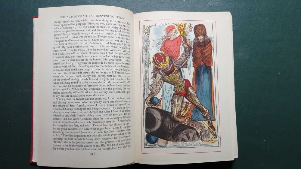 Autobiografia de Benvenuto Cellini, ilustrada por Salvador Dalí, 1946