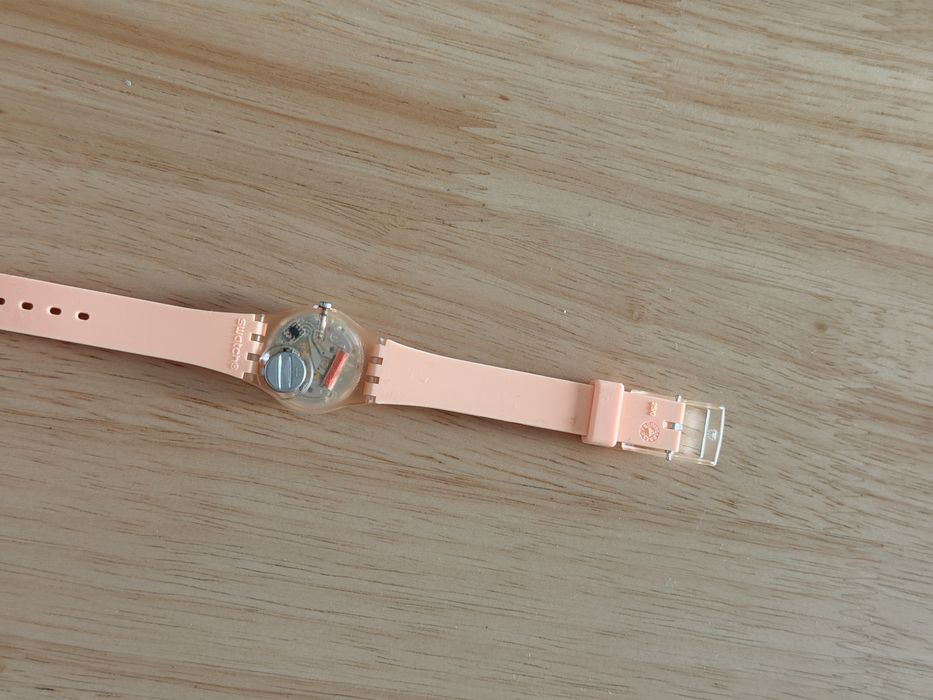 Relogio swatch peach weave