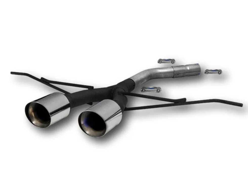 tłumik końcowy wydech przelot Vw GOLF 5 6 2x100mm