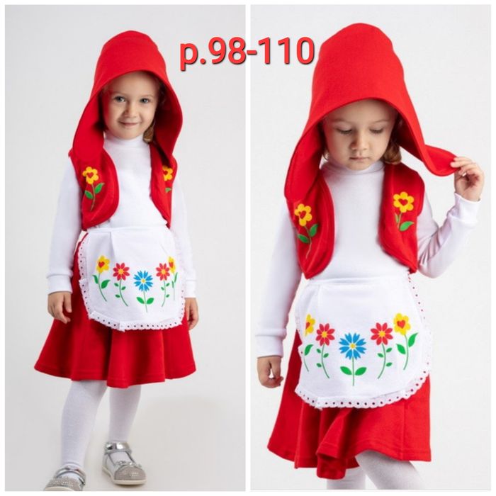 Сукні "Ялинка", "Червона шапочка" р.98-110
