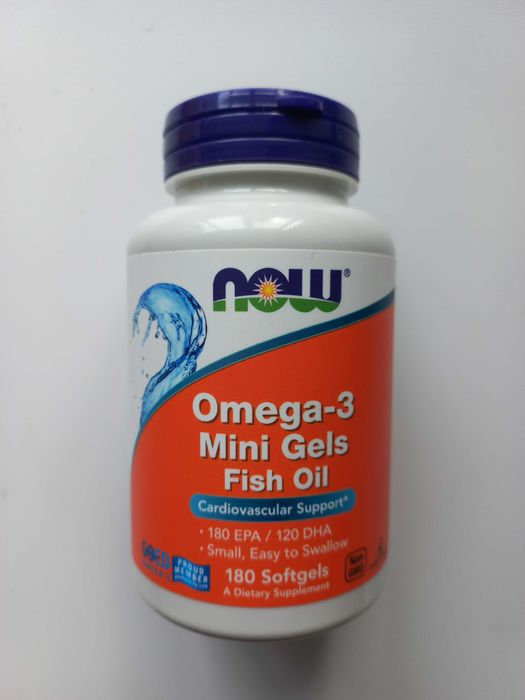 Omega-3 Mini Gels Fish Oil NOW