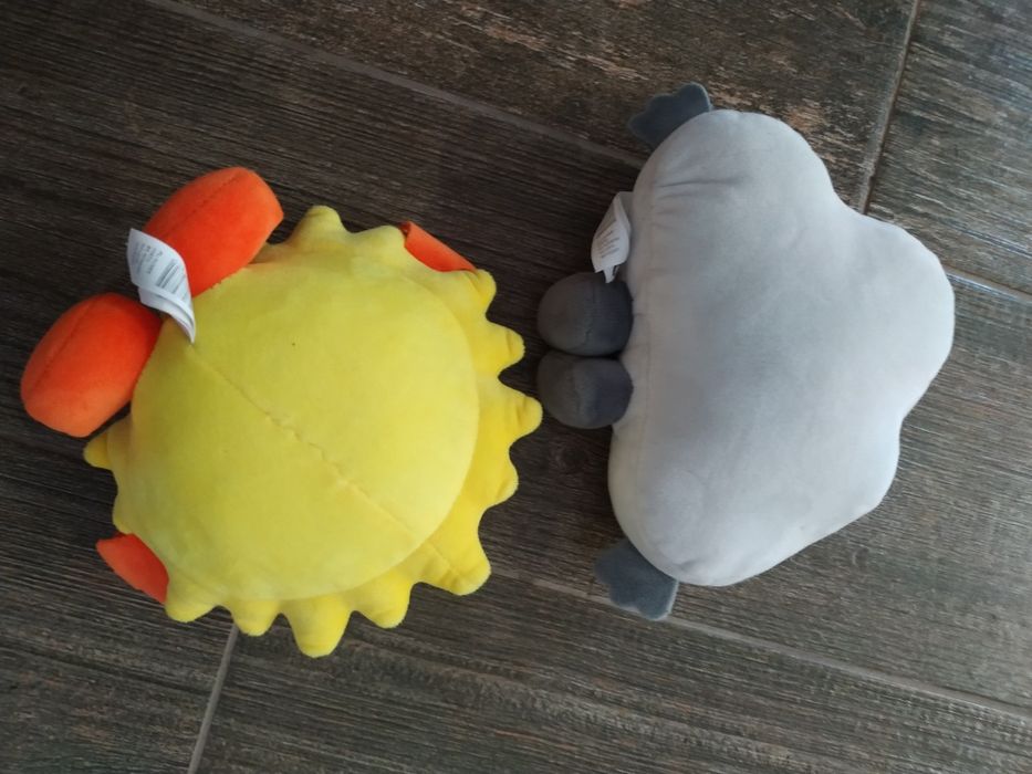 Maskotki chmurka Celinka i słońce Sonia pluszaki komplet