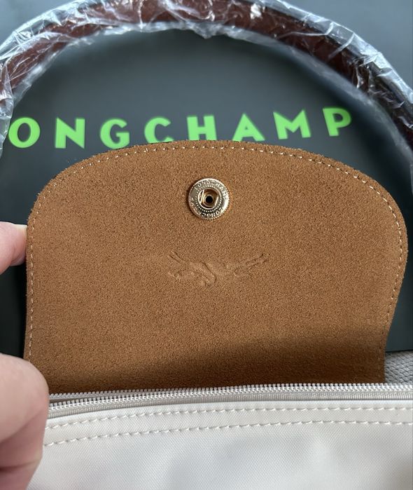Torebka Longchamp kremowa L