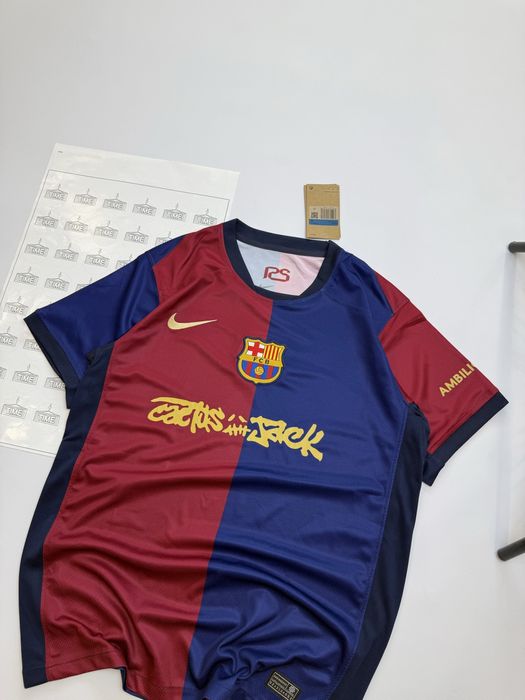 Футболка джерсі Nike Barcelona Travis Scott Cactus Jack  fcb / jersey t shirt polo найк