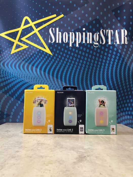 Фотопринтер Fujifilm Instax Mini Link 3 White/Rose Pink/Sage Green