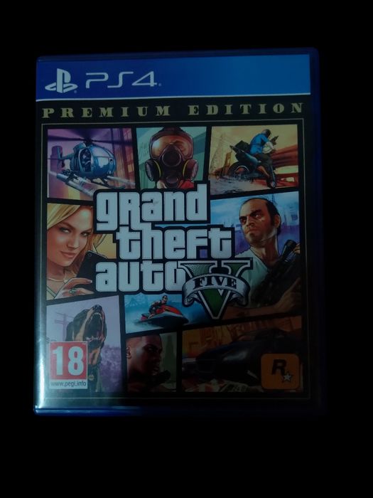 Диск grand theft auto V на PS4