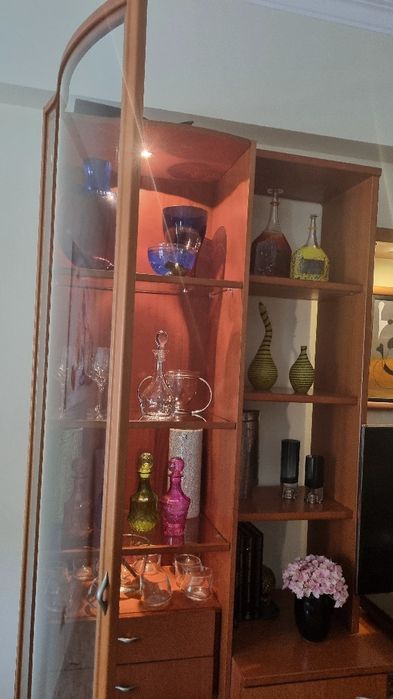 Móvel TV com cristaleira e bar OFERTA MESA CENTRO ...DESCIDA de preço