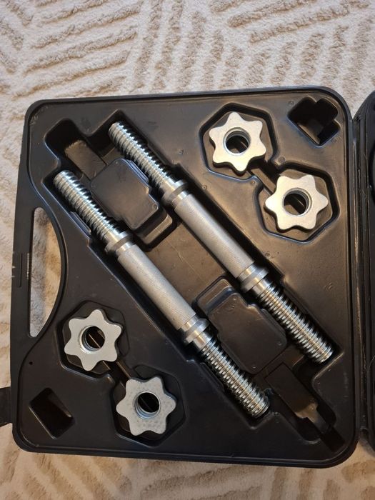 Kit Halteres 20kg + Roda Abdominal | Treino em Casa | 45€