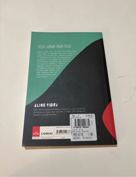 Rosa, minha irmã rosa, de alice vieira