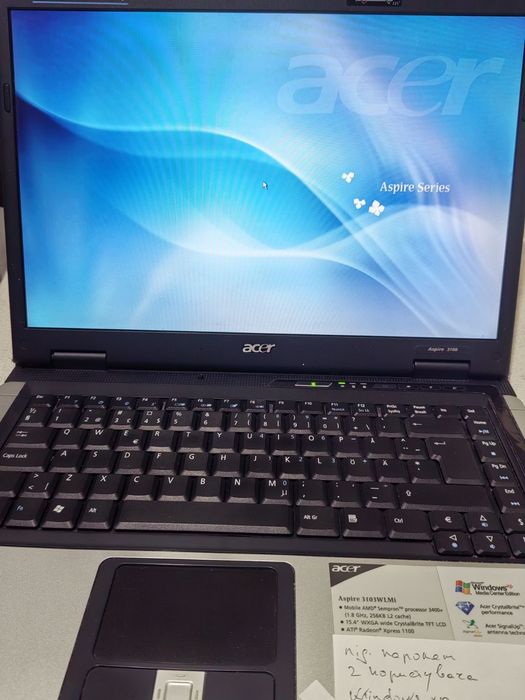 Ноутбук accer під паролем.