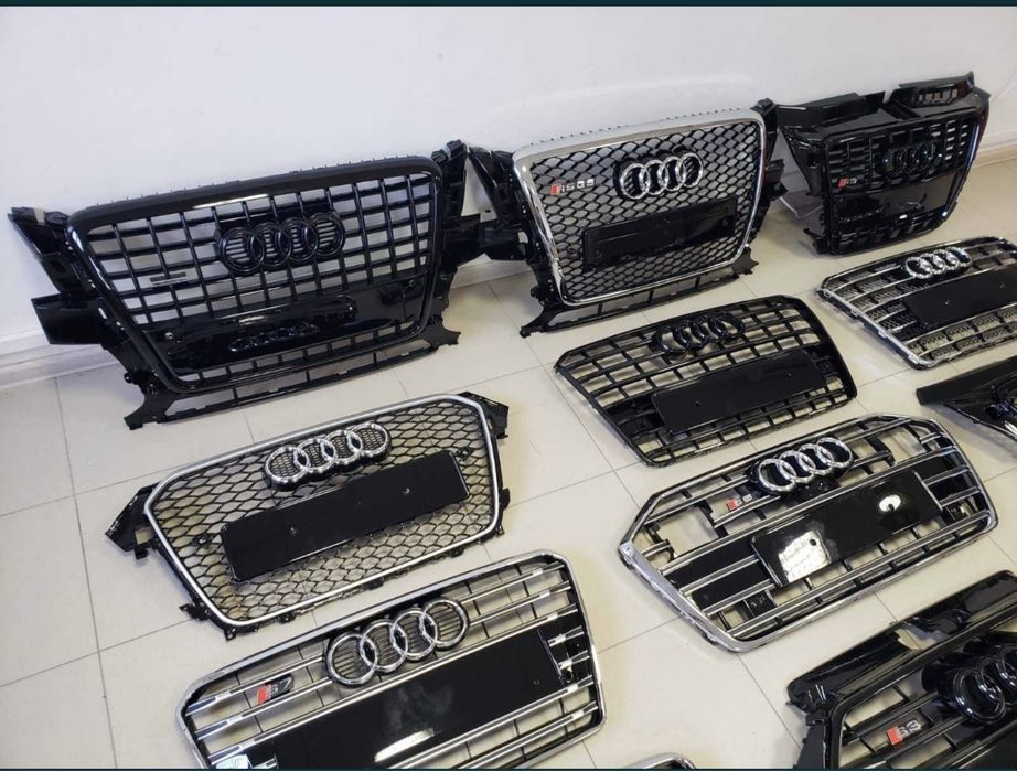 Решетка радиатора Audi Ауди Q5 Q7 Q8 Q3 А1 A6 А3 A4 А5 A7 А8 на все