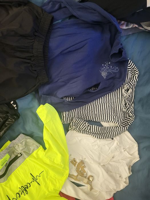 Лот брендового одягу на ріст 134 см: Levi's, Goldi, шкіряні та оверсай