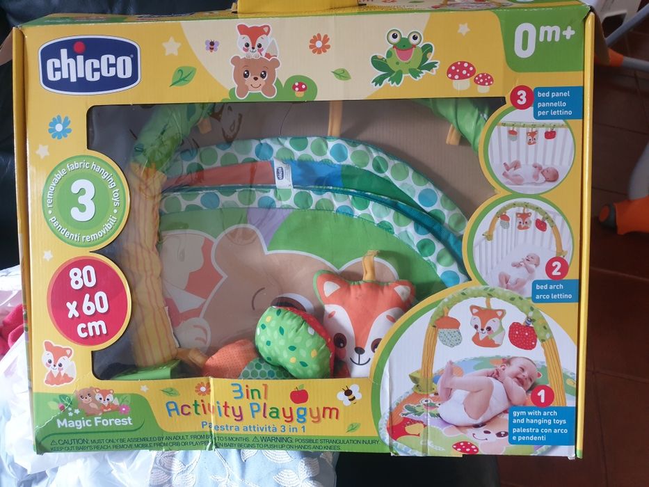 Centro De Atividades Chicco Magic Forest 3 Em 1 80 X 60Cm