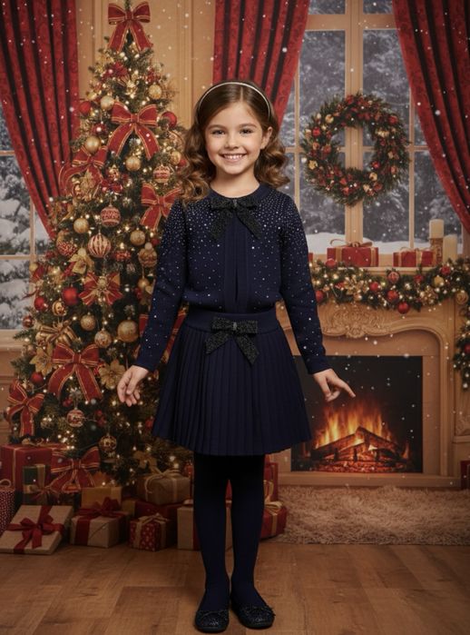 Nowy komplet sweterek i spódniczka yoyo na 10 lat 140