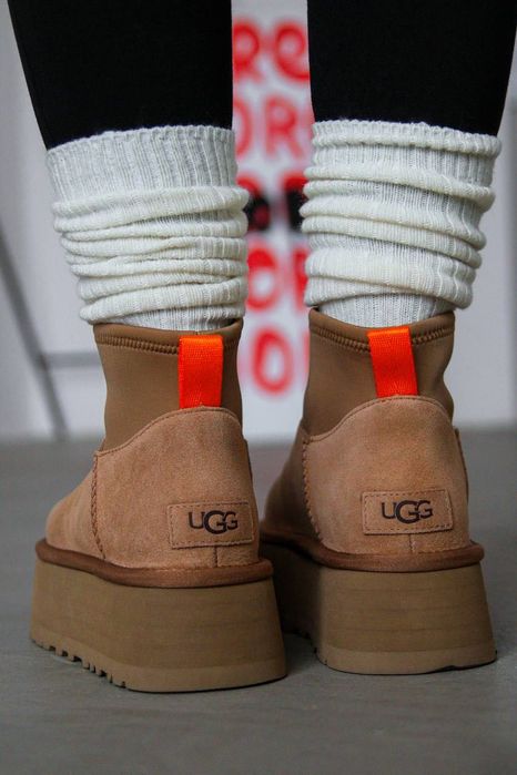 ХІТ СЕЗОНУ! UGG Classic Mini Dipper Chestnut 36 37 38 39 40 41 уги