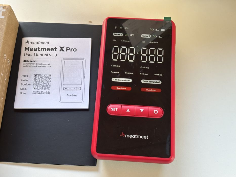 Термометр для гриля Meatmeet X Pro з Bluetooth/Wi-Fi