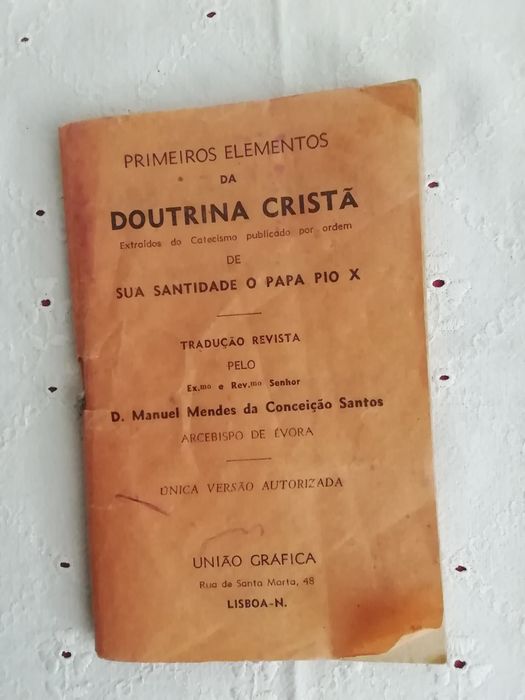Primeiros elementos da Doutrina Cristã, antigo