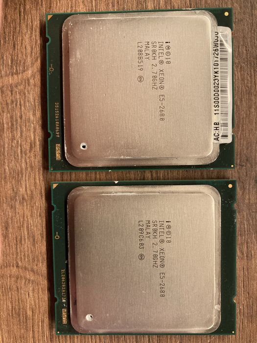 Procesory Intel xeon e5-2680 2szt