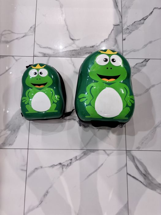 Walizka na kółkach z plecakiem Wittchen dla dzieci