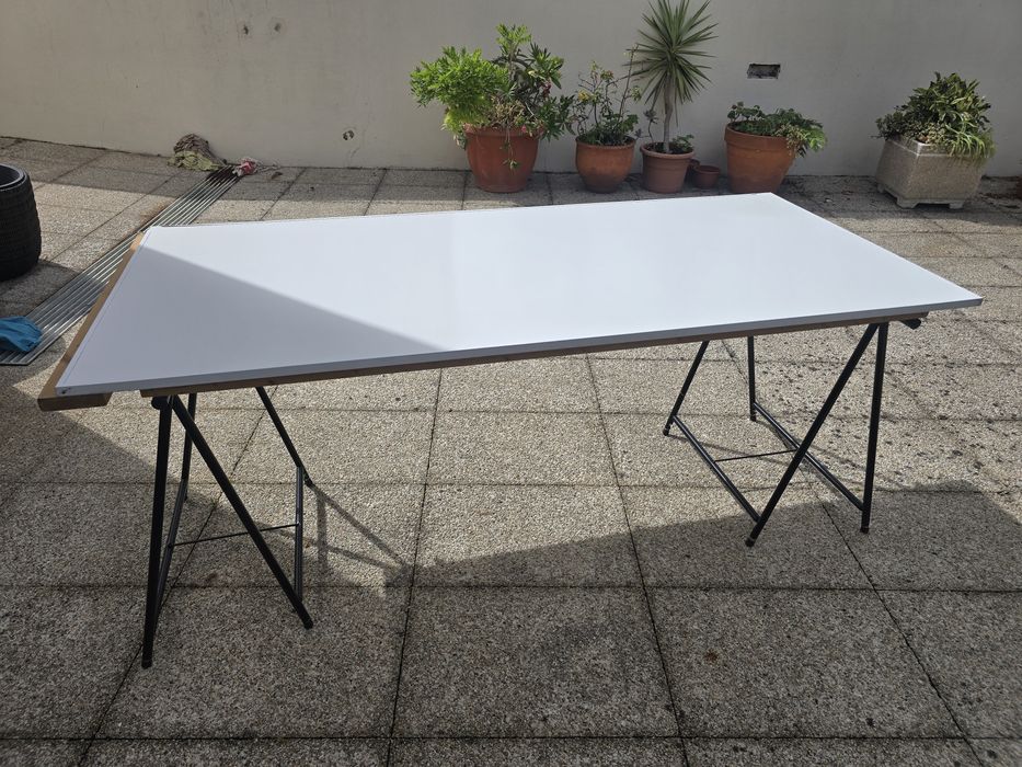 3 mesas conectáveis  180×80cm