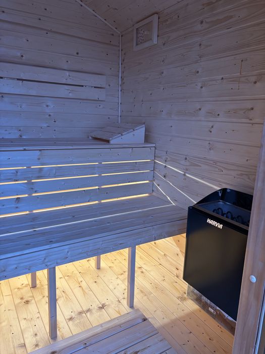 Sauna ogrodowa klasy PREMIUM | Ocieplona | 2,5 x 2 m