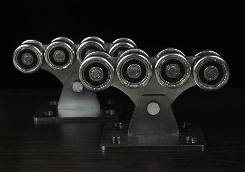 Механізм для відкат воріт, Посилені підшипники 500 кг, Фурнітура