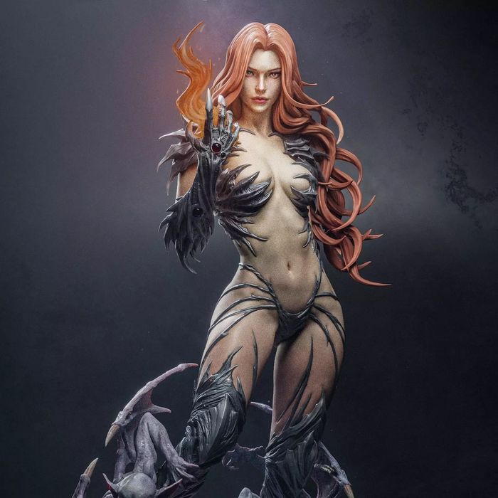 Figurka 3D  SARA PEZZINI - WITCHBLADE– Fan Art, druk 16K