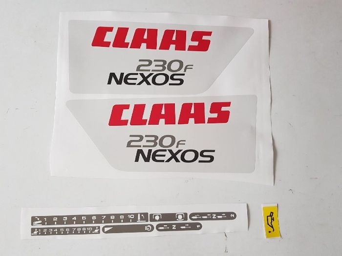 Naklejki Claas nexos 230f sadownik